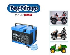 Peg Perego Batterie 12V 12AH 12VOLT Gaucho Rock' En IAKB0036 -nuovo-italia