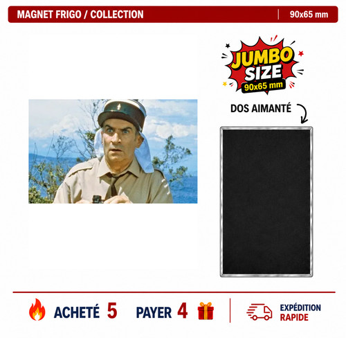 Magnet frigo louis funes - louis, de
