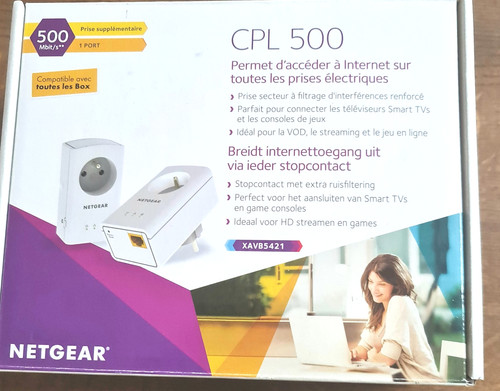 Boitier cpl netgear prises - cpl,