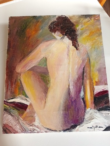 Tableau huile sur toile - huile,