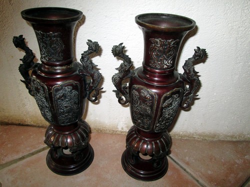 Deux vases bronze debut - en,