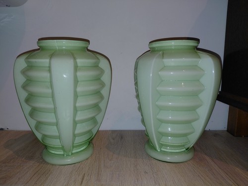 Lot vases art déco en - 2,