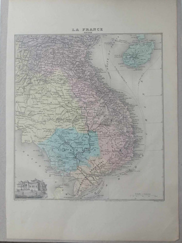 Carte geograhique xix eme - carte,