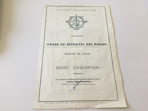 Brevet inscription 1963 - d’inscription,