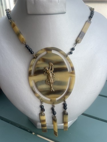 Antique art deco bakelite - art,