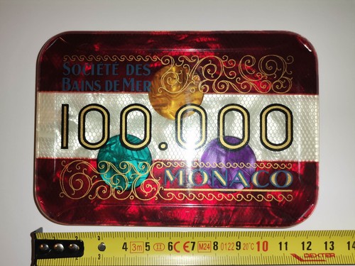 Jeton plaque casino sbm monaco - jeton,
