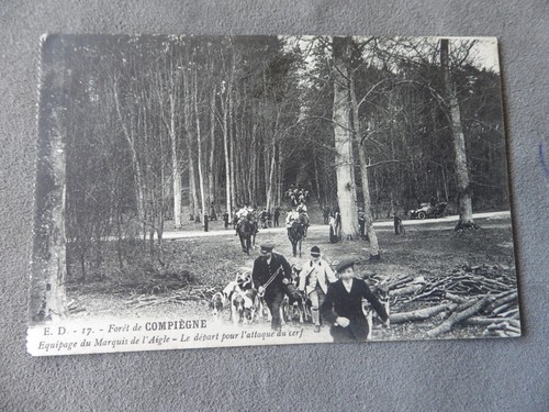 Cpa chasse courre - chasse, en