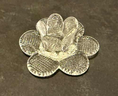 Pampille fleur verre - fleur,