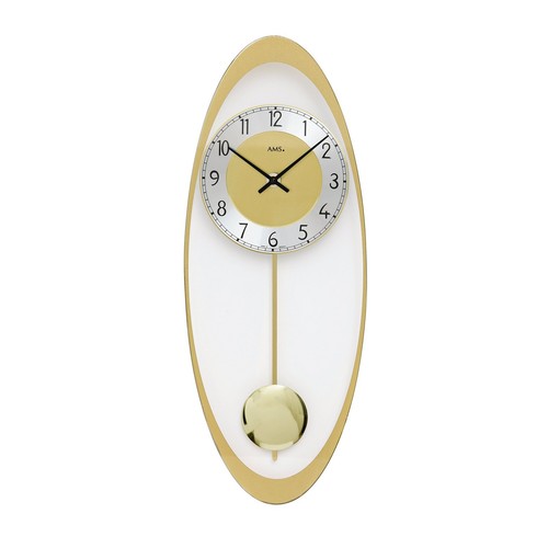 Horloge murale pendulaire ams - horloge,