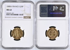 France - 20 francs Génie 1888