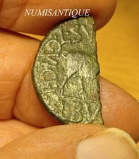 ~~  ESPAGNE -Monnaie Ibérique sous ROME- 1/2 As d'Auguste - 6,40 g ~~