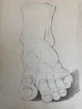 Beau Grand Dessin antique