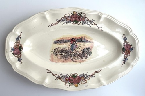 Mini plat sarreguemines oval - mini,