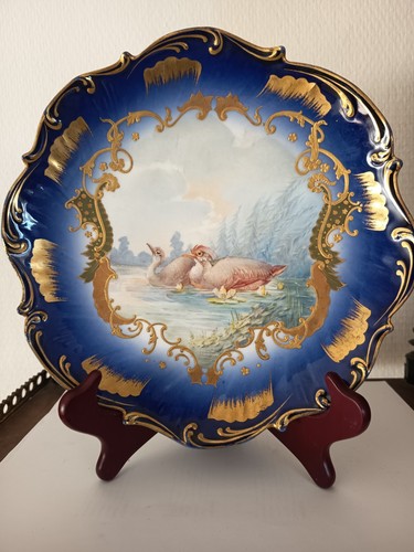 Assiette porcelaine 19ème - assiette,