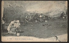 MAROC - Carte Postale CPA - Métiers - Judaïca - Atelier de cordonnerie