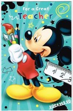 Carte de voeux Mickey Mouse