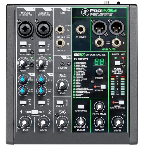 Mackie pro fx6 channel - mackie, v3