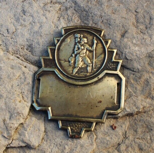 Ancienne plaque christophe - ancienne,