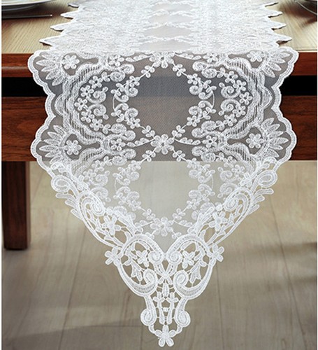 Broderie tulle mariage chemin - tulle,