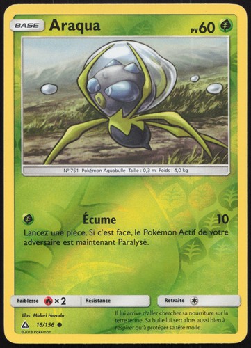 Carte pokémon araqua - carte,