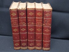 HISTOIRE DE FRANCE par ANQUETIL et NORVINS - 1839 à 1842 - Complet 5/5 volumes