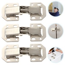  4 Pcs Charnières De Portes Placard Garde-robe Pour Armoires Cuisine