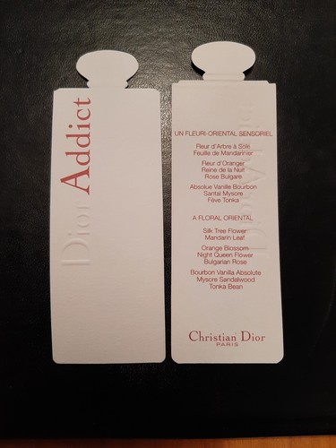 Carte parfumée perfume card - parfumée,