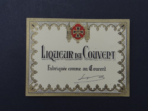Ancienne étiquette liqueur - étiquette, du