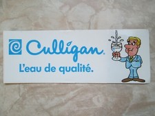 1  autocollant   Pub   CULLIGAN  L'eau  de  qualité.