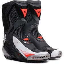 Femmes Bottes de Moto 37 - Dainese Torque 4 - Sport Course Schwarz-Weiß-Fluorot