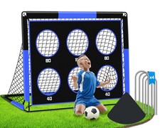 Cage de Foot EXTÉRIEUR pour Enfants - 2-en-1 But de Foot Enfant Exterieur Pli...