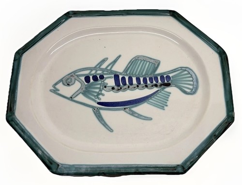 Rare grand plat - grand, octogonal