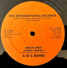 ADC BAND - Week End - 12in RARE N.Y ELECTRO FUNK;BOOGIE 80'S LISTEN