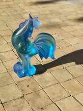 Sculpture  Coq en Cristal de Lorraine H .11,3 cm