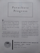 11/1952 PUB IRVIN IRVING AIR CHUTE PARACHUTE RESEARCH DEVELOPMENT ORIGINAL AD