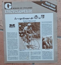 Encart Poster Encyclopédie MIROIR du CYCLISME N° 232 - B. HINAULT - mai 1977