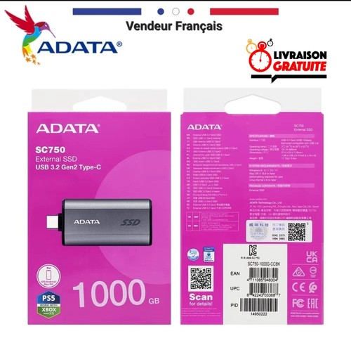 Disque dur externe - ssd, adata
