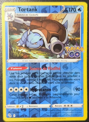 Carte pokémon tortank holo - carte,