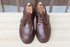 CHAUSSURE MOCASSIN PARABOOT BATEAU CUIR 7 / 41 TRES BON ETAT MEN'S SHOES