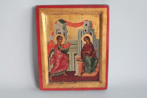Icône orthodoxe peinte