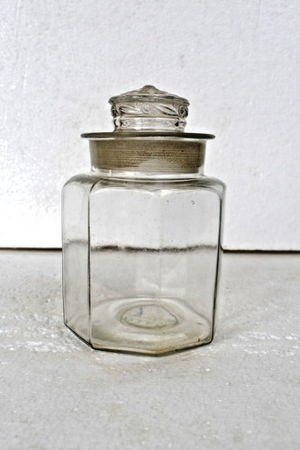 Vintage candy bocaux verre - bocaux,