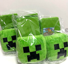 Lot de 2 pantoufles peluche poupée Mine Craft creeper furyu 26cm 2024