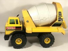 Tonka Mighty Diesel Vintage Vert Windows Jaune Ciment Truck 3905 Fabriqué En USA