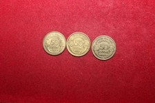 lot de 3 monnaies de 50