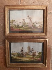 DESSINS AQUARELLES scènes de