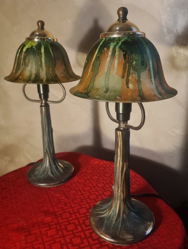 Paire lampes chevet - lampes, de