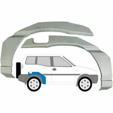 TERRANO 2 1993-1999 3 Portes Tôle de réparation Arrière / Paire