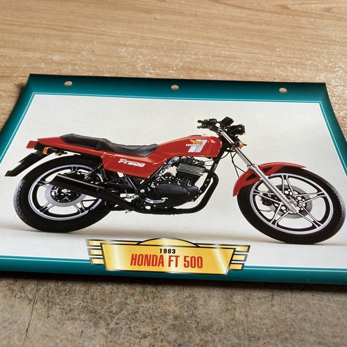 Honda ft500 1983 - honda, fiche