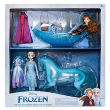 Disney Frozen Coffret Cadeau Elsa Anna Olaf Cheval Dinsey Store - Collector RARE