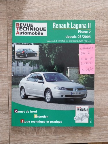 Revue technique renault laguna - revue,